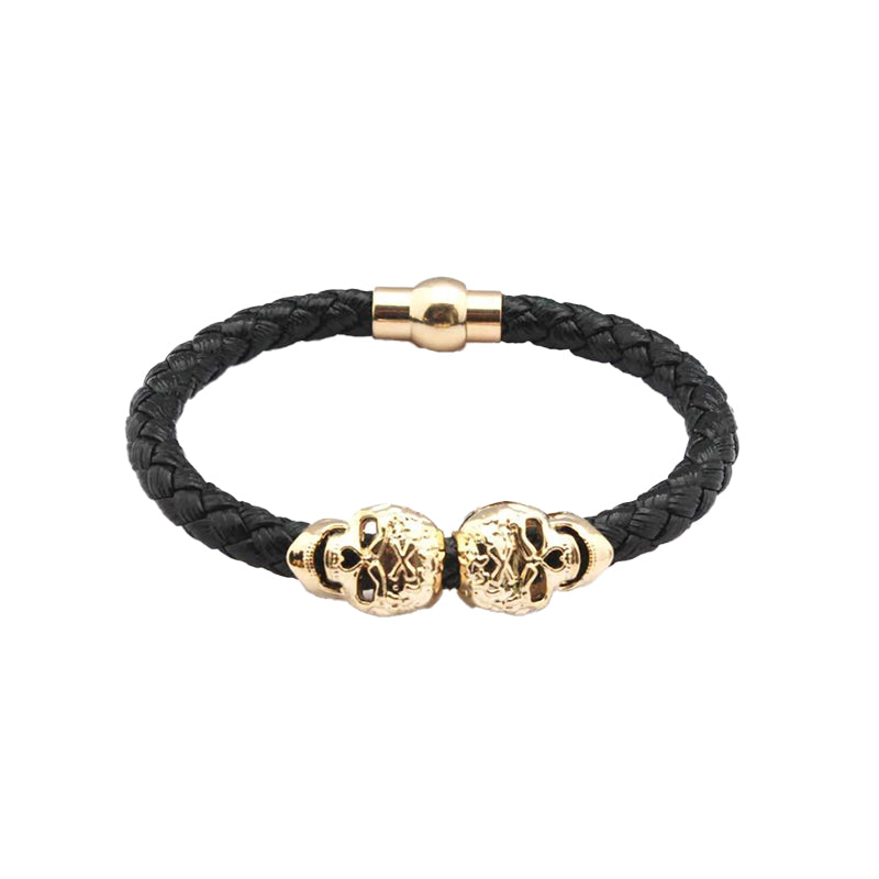 Beau Outerwear  Magnetic Skull Bracelet