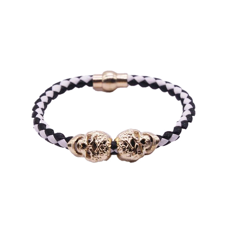 Beau Outerwear  Magnetic Skull Bracelet