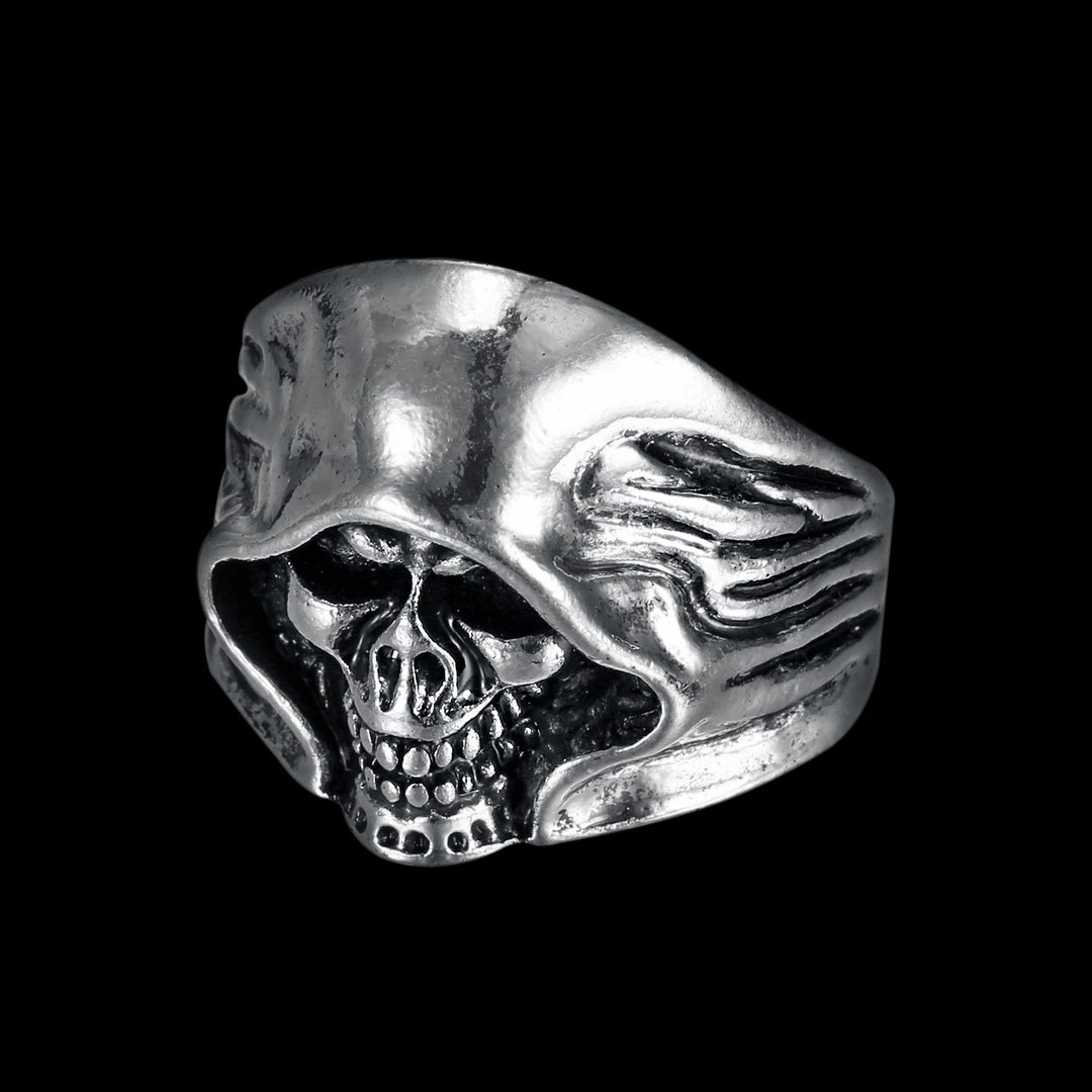 GRIM REAPER SKULL HEAD RING