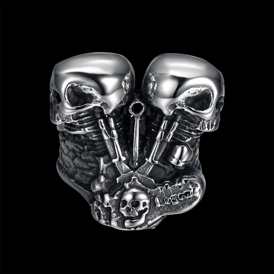 SKULL ENGINE RING