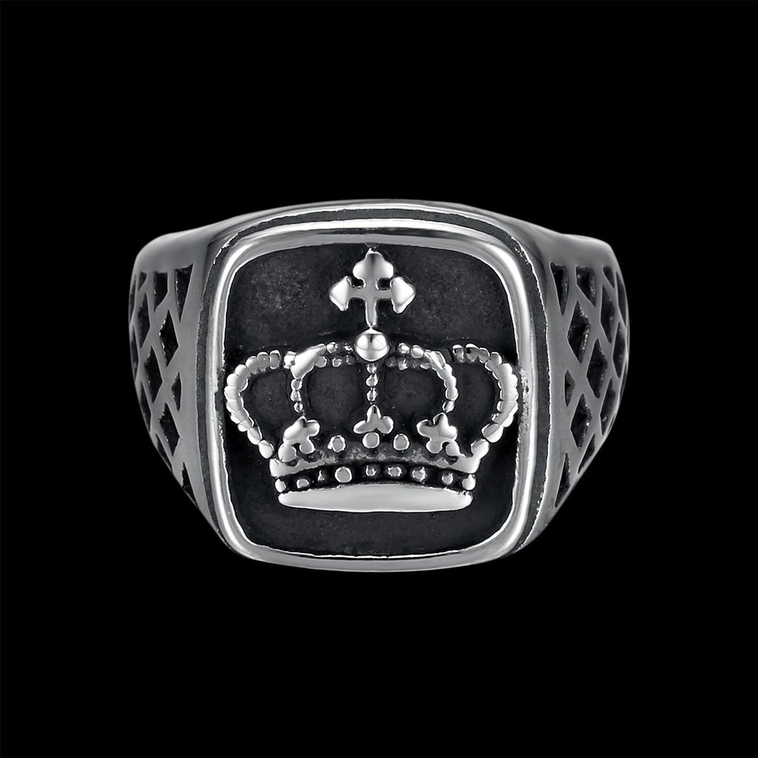 ROYAL SIGNET CROWN RING