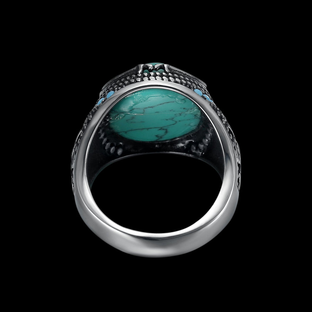 GREEN STONE RING