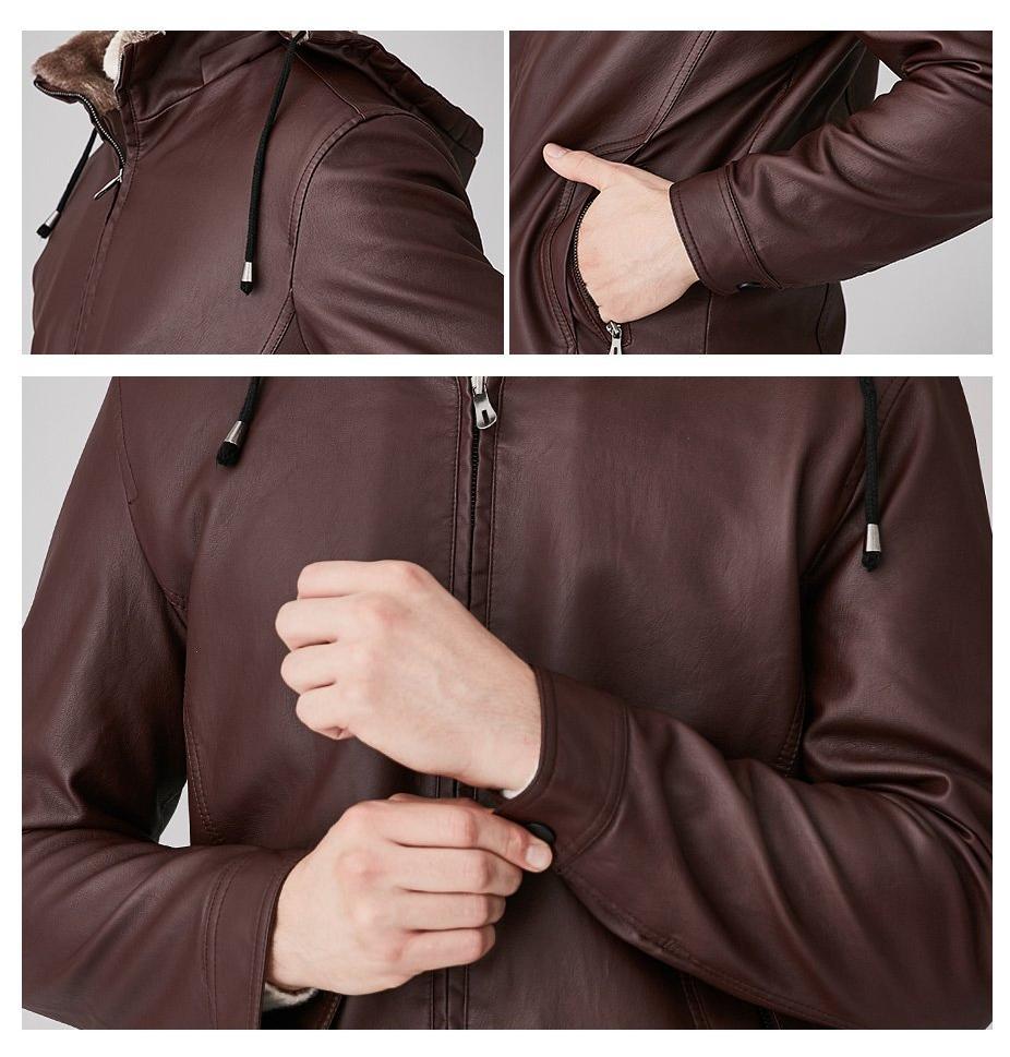 Beau Outerwear  Creed Thermal Leather Jacket