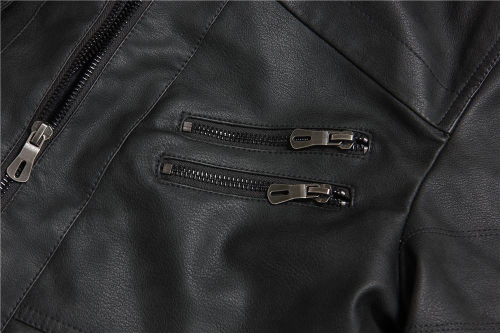 Beau Outerwear Hooded Vindication Leather Jacket