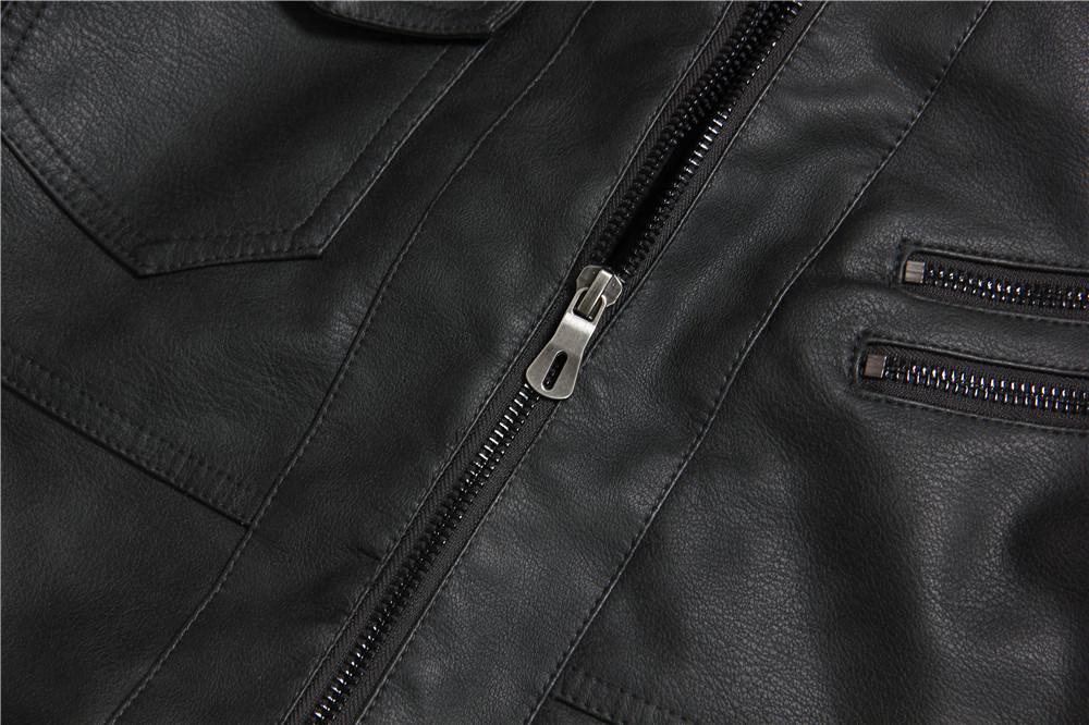 Beau Outerwear Hooded Vindication Leather Jacket