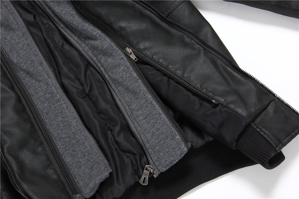 Beau Outerwear Hooded Vindication Leather Jacket