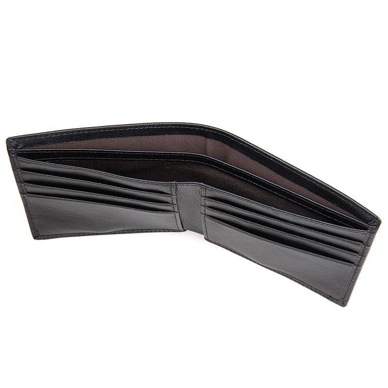 Beau Outerwear  Apollo Black Leather Bi-Fold Wallet