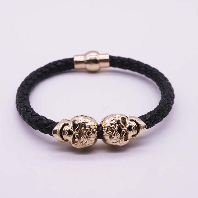 Beau Outerwear  Magnetic Skull Bracelet