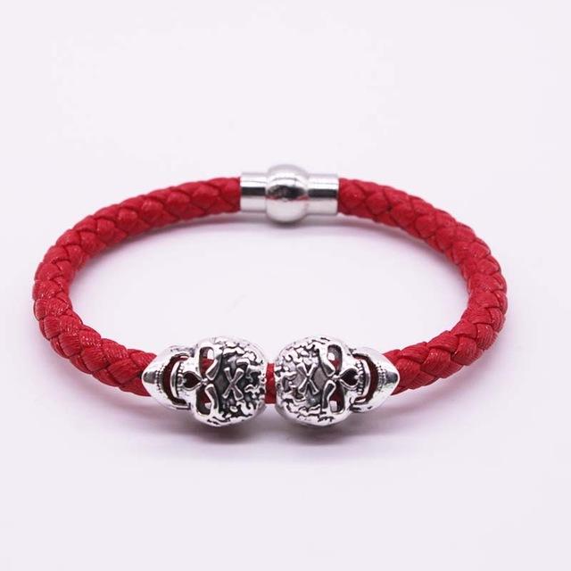 Beau Outerwear  Magnetic Skull Bracelet