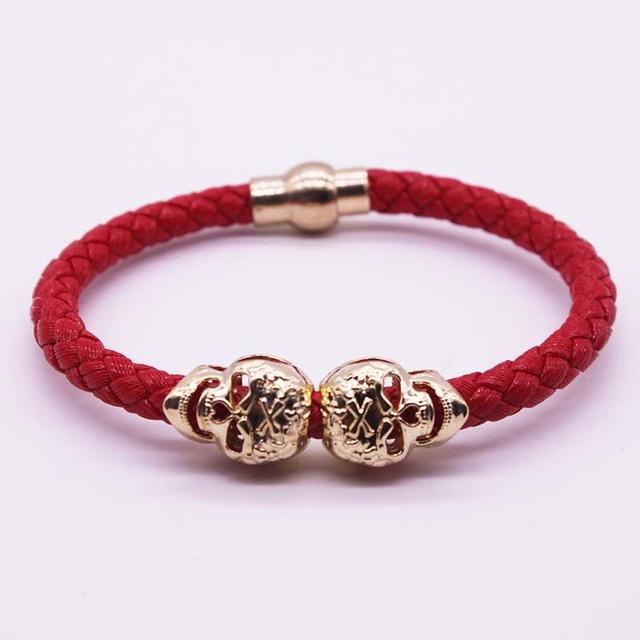 Beau Outerwear  Magnetic Skull Bracelet