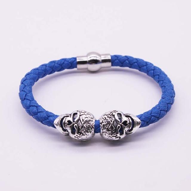 Beau Outerwear  Magnetic Skull Bracelet