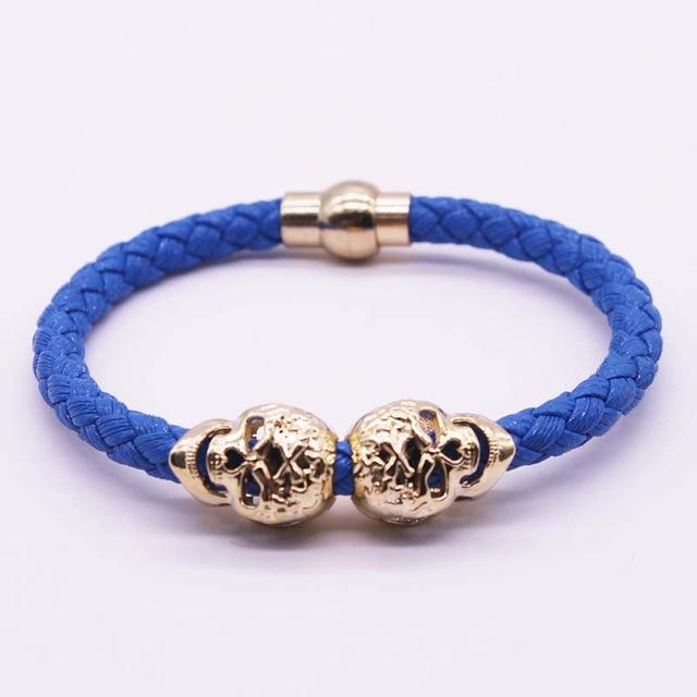 Beau Outerwear  Magnetic Skull Bracelet