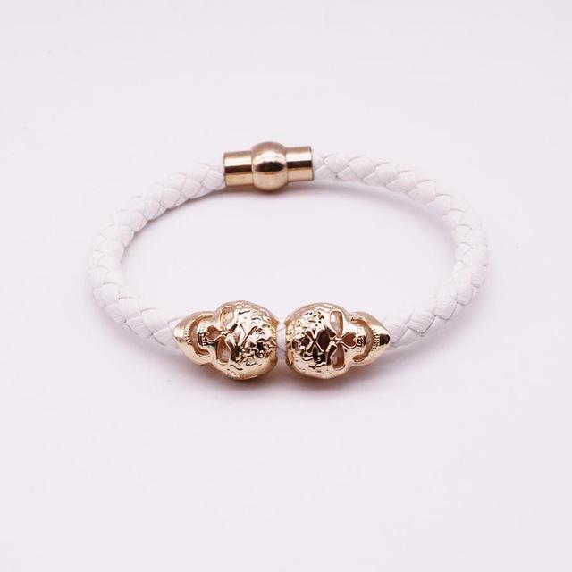 Beau Outerwear  Magnetic Skull Bracelet