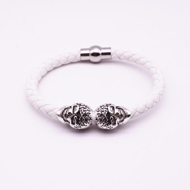 Beau Outerwear  Magnetic Skull Bracelet