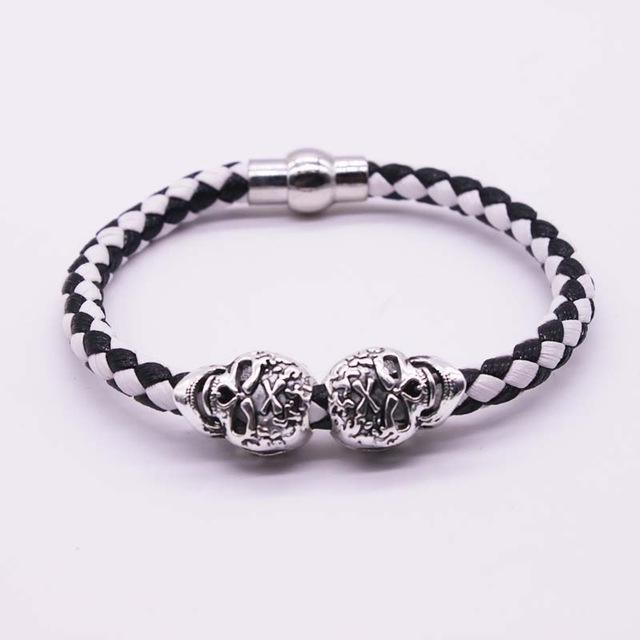 Beau Outerwear  Magnetic Skull Bracelet