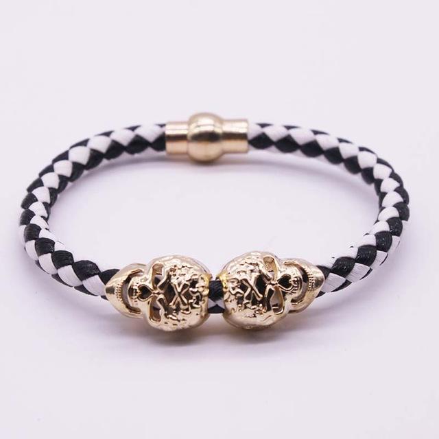 Beau Outerwear  Magnetic Skull Bracelet