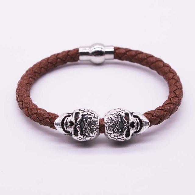 Beau Outerwear  Magnetic Skull Bracelet