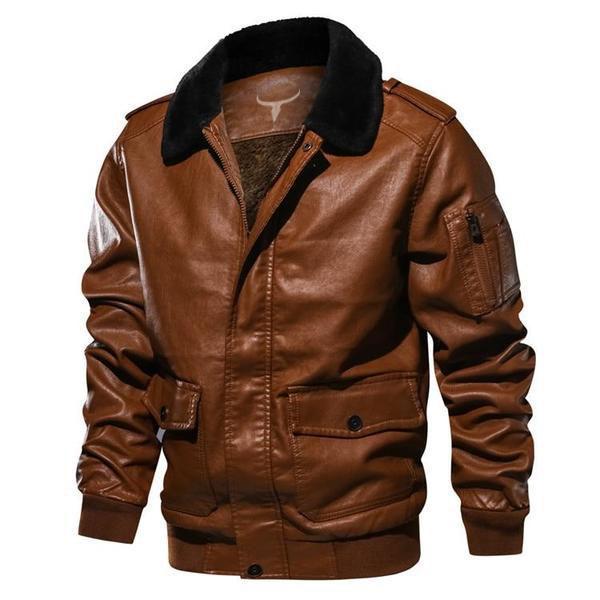 Beau Outerwear  Cherokee Biker Leather Jacket